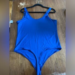 NWT Abercrombie and Fitch Soft Collection Royal Blue Bodysuit XL